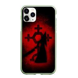 Чехол iPhone 11 Pro матовый Silent Hill: Dark Faith, цвет: 3D-салатовый