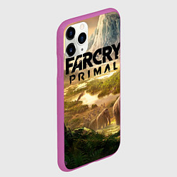 Чехол iPhone 11 Pro матовый Far Cry: Primal, цвет: 3D-фиолетовый — фото 2