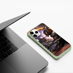 Чехол iPhone 11 Pro матовый LoL, цвет: 3D-салатовый — фото 2