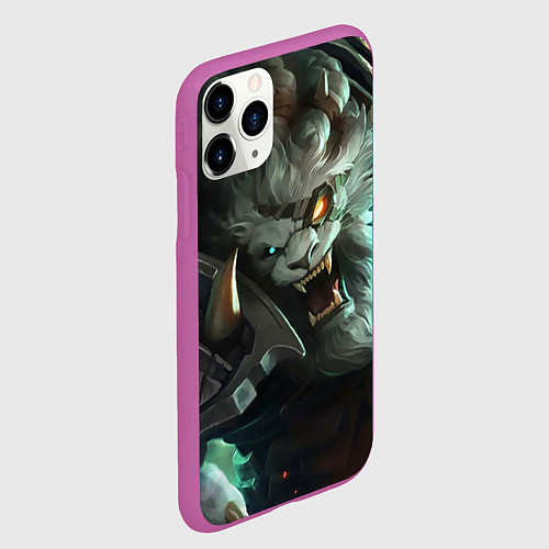 Чехол iPhone 11 Pro матовый Ренгар / 3D-Фиолетовый – фото 2
