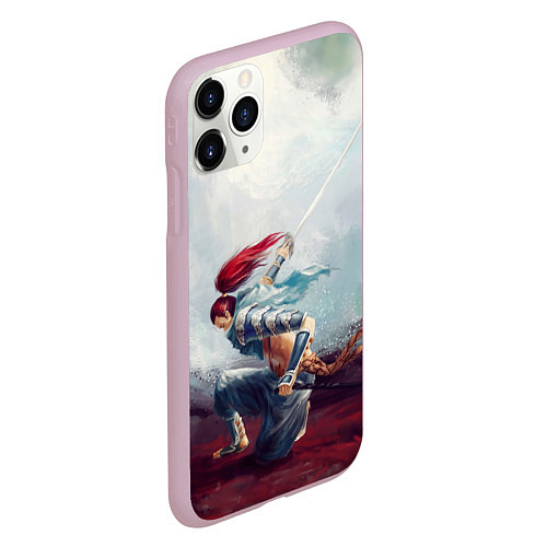 Чехол iPhone 11 Pro матовый Ясуо / 3D-Розовый – фото 2