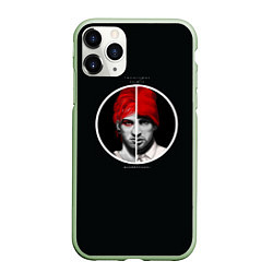 Чехол iPhone 11 Pro матовый Twenty one pilots, цвет: 3D-салатовый