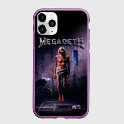 Чехол iPhone 11 Pro матовый Megadeth: Madness, цвет: 3D-фиолетовый