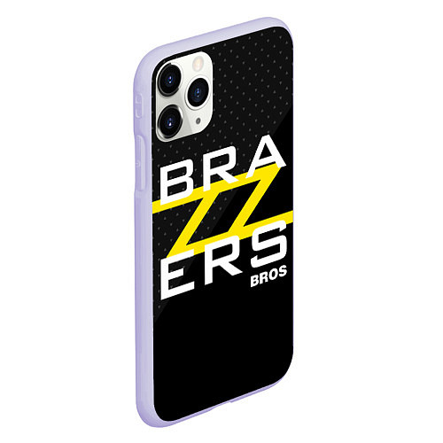 Чехол iPhone 11 Pro матовый Brazzers Bros / 3D-Светло-сиреневый – фото 2