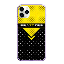 Чехол iPhone 11 Pro матовый Brazzers Style, цвет: 3D-светло-сиреневый