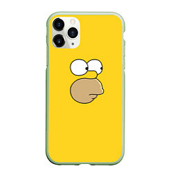 Чехол iPhone 11 Pro матовый Гомер стесняется