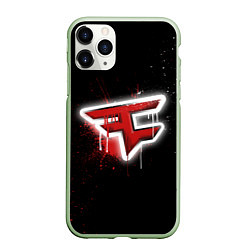 Чехол iPhone 11 Pro матовый FaZe Clan: Black collection