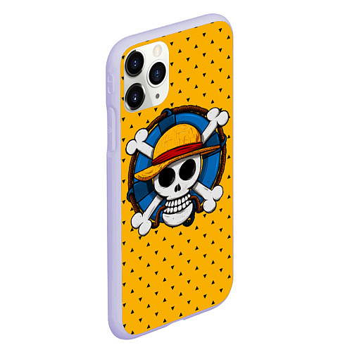 Чехол iPhone 11 Pro матовый One Pirate / 3D-Светло-сиреневый – фото 2