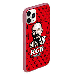 Чехол iPhone 11 Pro матовый KGB: So Good, цвет: 3D-малиновый — фото 2