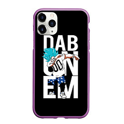 Чехол iPhone 11 Pro матовый Super God Dab, цвет: 3D-фиолетовый