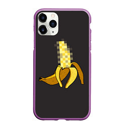 Чехол iPhone 11 Pro матовый XXX Banana, цвет: 3D-фиолетовый
