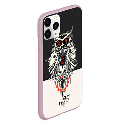 Чехол iPhone 11 Pro матовый TDD Owl 95, цвет: 3D-розовый — фото 2