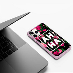 Чехол iPhone 11 Pro матовый Анна, цвет: 3D-розовый — фото 2