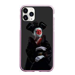 Чехол iPhone 11 Pro матовый Ghost In The Shell 2, цвет: 3D-розовый