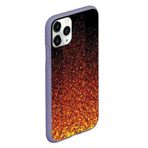 Чехол iPhone 11 Pro матовый БЛЕСК / 3D-Серый – фото 2