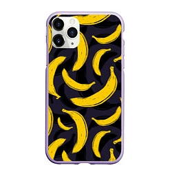 Чехол iPhone 11 Pro матовый Бананы