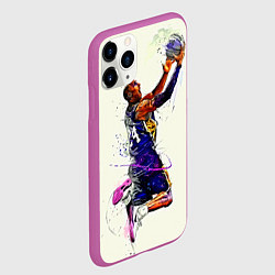Чехол iPhone 11 Pro матовый Kobe Bryant, цвет: 3D-фиолетовый — фото 2