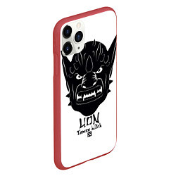 Чехол iPhone 11 Pro матовый Lion: Demon Witch, цвет: 3D-красный — фото 2