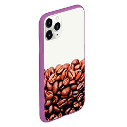 Чехол iPhone 11 Pro матовый Coffee, цвет: 3D-фиолетовый — фото 2