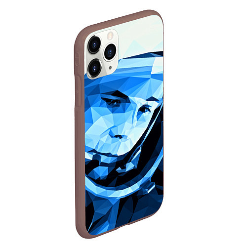 Чехол iPhone 11 Pro матовый Gagarin Art / 3D-Коричневый – фото 2