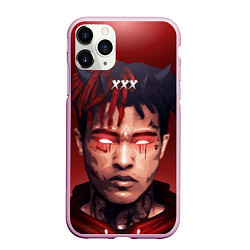 Чехол iPhone 11 Pro матовый XXXTentacion Demon, цвет: 3D-розовый