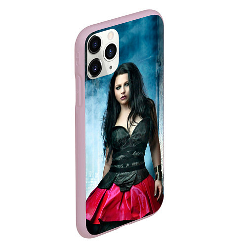 Чехол iPhone 11 Pro матовый Evanescence / 3D-Розовый – фото 2