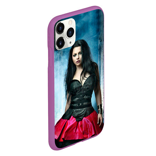 Чехол iPhone 11 Pro матовый Evanescence / 3D-Фиолетовый – фото 2