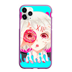 Чехол iPhone 11 Pro матовый Juuzou Suzuya, цвет: 3D-фиолетовый