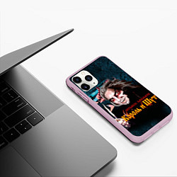 Чехол iPhone 11 Pro матовый Король и Шут, цвет: 3D-розовый — фото 2