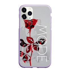 Чехол iPhone 11 Pro матовый Depeche Mode: Red Rose, цвет: 3D-светло-сиреневый