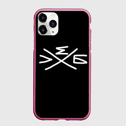 Чехол iPhone 11 Pro матовый Хлеб: символ, цвет: 3D-малиновый