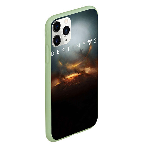 Чехол iPhone 11 Pro матовый Destiny 2 / 3D-Салатовый – фото 2