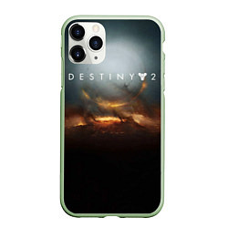 Чехол iPhone 11 Pro матовый Destiny 2, цвет: 3D-салатовый