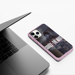 Чехол iPhone 11 Pro матовый Lil Wayne: Sorry the wait, цвет: 3D-розовый — фото 2