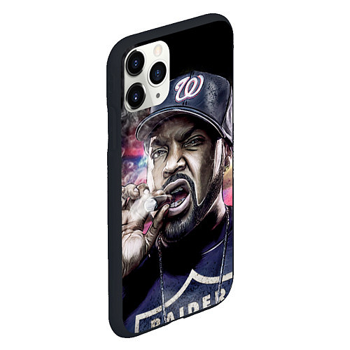 Чехол iPhone 11 Pro матовый Ice Cube: Big boss / 3D-Черный – фото 2