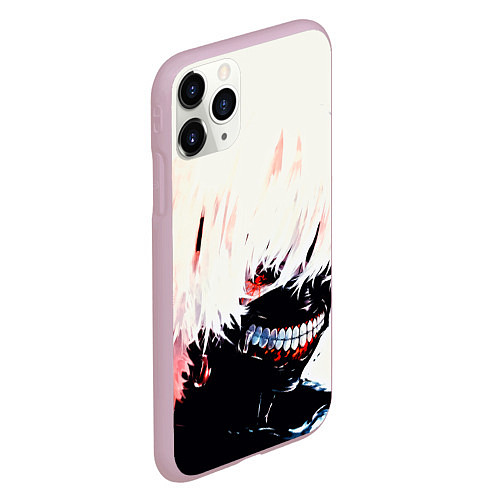 Чехол iPhone 11 Pro матовый Tokyo ghoul / 3D-Розовый – фото 2