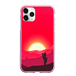 Чехол iPhone 11 Pro матовый Gorgeous sunset