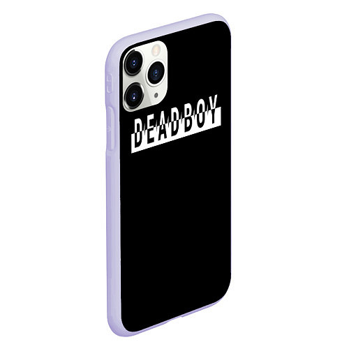 Чехол iPhone 11 Pro матовый DeadBoy / 3D-Светло-сиреневый – фото 2