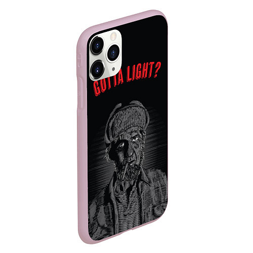 Чехол iPhone 11 Pro матовый Gotta light? / 3D-Розовый – фото 2