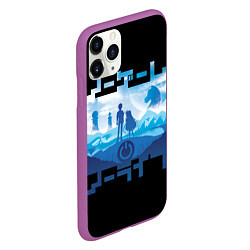 Чехол iPhone 11 Pro матовый No Game No Life, цвет: 3D-фиолетовый — фото 2