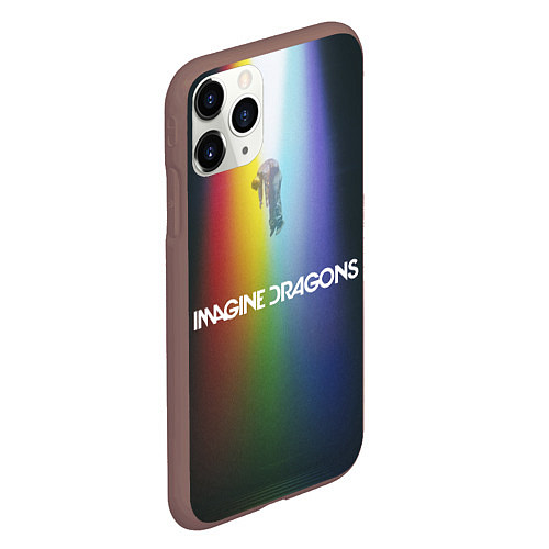 Чехол iPhone 11 Pro матовый Imagine Dragons / 3D-Коричневый – фото 2