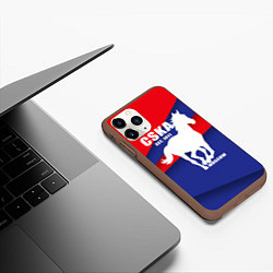 Чехол iPhone 11 Pro матовый CSKA est. 1911, цвет: 3D-коричневый — фото 2