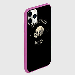 Чехол iPhone 11 Pro матовый Memento Mori, цвет: 3D-фиолетовый — фото 2