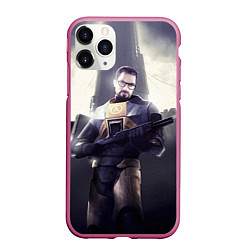 Чехол iPhone 11 Pro матовый Gordon Army, цвет: 3D-малиновый