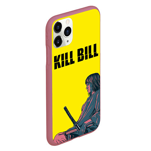 Чехол iPhone 11 Pro матовый Kill Bill / 3D-Малиновый – фото 2