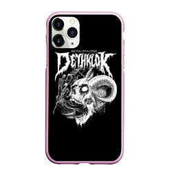 Чехол iPhone 11 Pro матовый Dethklok: Goat Skull