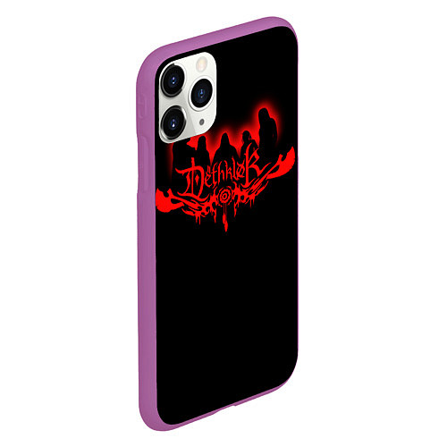 Чехол iPhone 11 Pro матовый Dethklok / 3D-Фиолетовый – фото 2