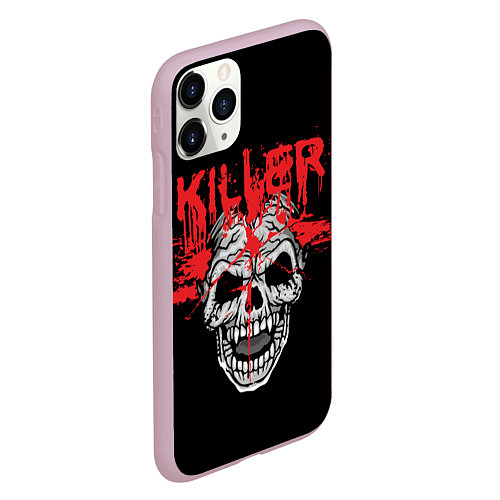 Чехол iPhone 11 Pro матовый Killer / 3D-Розовый – фото 2