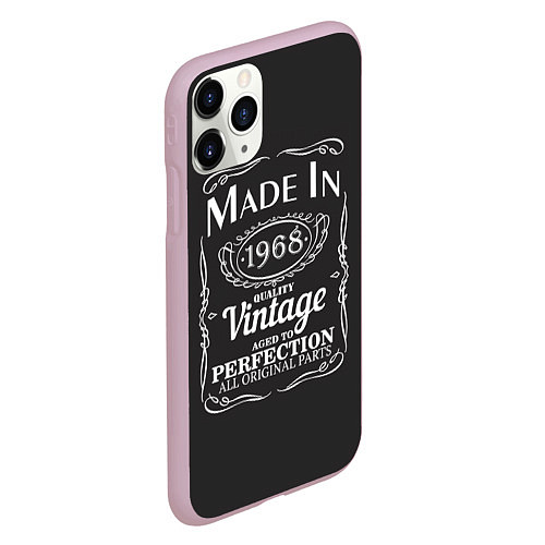 Чехол iPhone 11 Pro матовый Сделано в 1968 / 3D-Розовый – фото 2