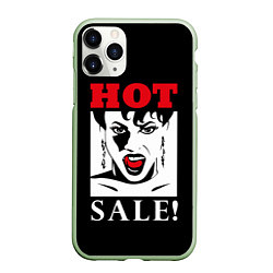Чехол iPhone 11 Pro матовый Hot Sale, цвет: 3D-салатовый